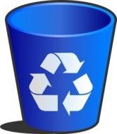 Recycle Can At Clkercom Vector Online Royalty clipart