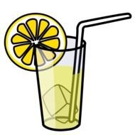 Lemon soft drink clipart