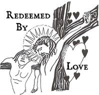 Black and white drawing with the Jesus clipart