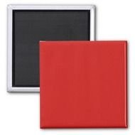 Poppy Red Trend Color Customized Template Blank Fridge Magnet
