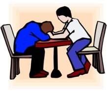 image of help to a needy person