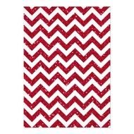Red Glitter Chevron Pattern 5 X 7 Invitation Card Zazzle