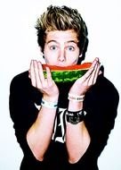 Luke Hemmings Eating Watermelon
