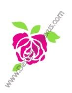 Single Rose With Leaves V2 Fashion Vector Graphic Designers Nexus