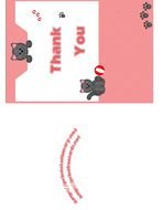 Clip art of thank you card