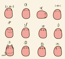 Kawaii Potato Emoji Pinterest