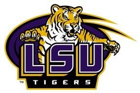 "LSU TIGERS" logo clipart