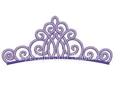 purple crown on a white background