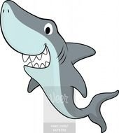 Happy Shark Clip Art Cartoon 4479725jpg
