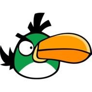 Angry Bird Green drawing