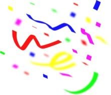 Confetti drawing