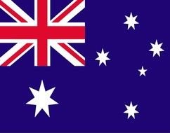 wallpaper with flag of Australia