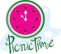 Clip Art of picnic time
