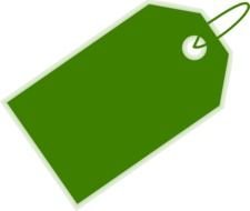 Green Price Tag At Clkercom Vector Online
