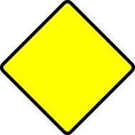 Empty Yellow Road Sign At Clkercom Vector Online N2