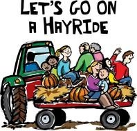 Clipart of the Hay Ride