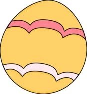 Decorated Easter Egg Yellow Image