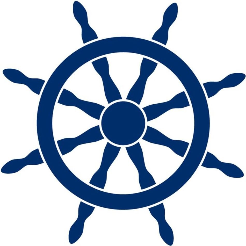 Helm Ship Steering Wheel Sea Wall Stickers Art N3