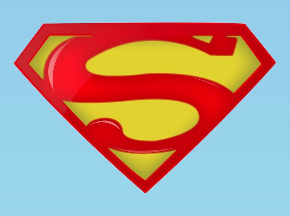 İllustration of Superman Logo