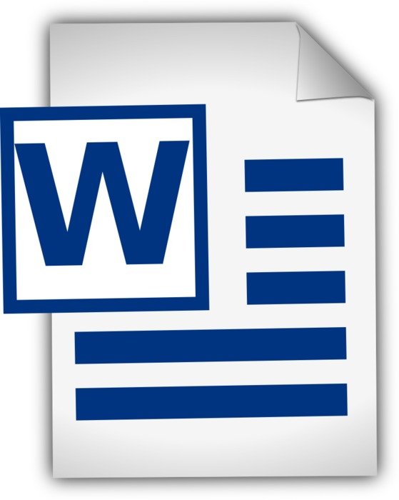 Clip art of the document icon