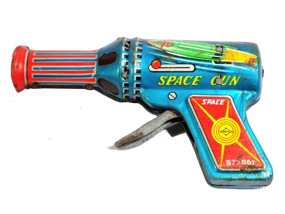 colorful childrenâs gun as a picture for clipart