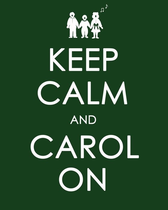 keep calmm and carol on drawing