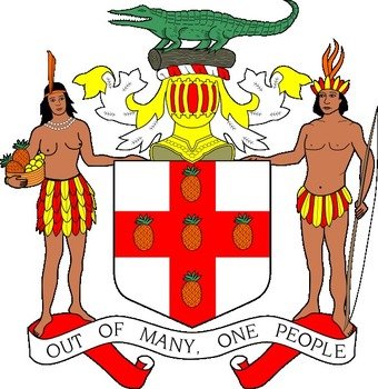 Jamaica Coat Of Arms At Clkercom Vector Online