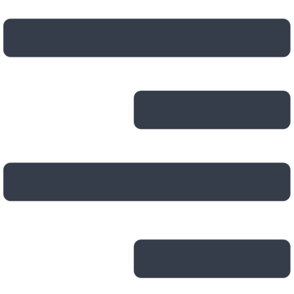 Download Free Editable Right Align