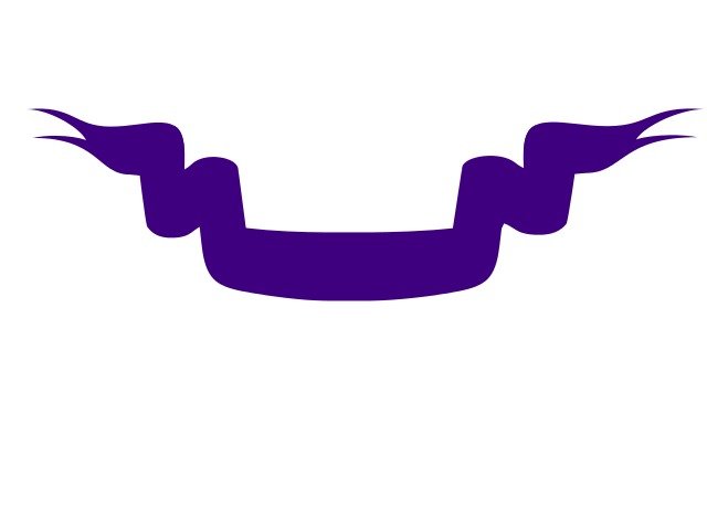 Clipart of Free Purple Ribbon