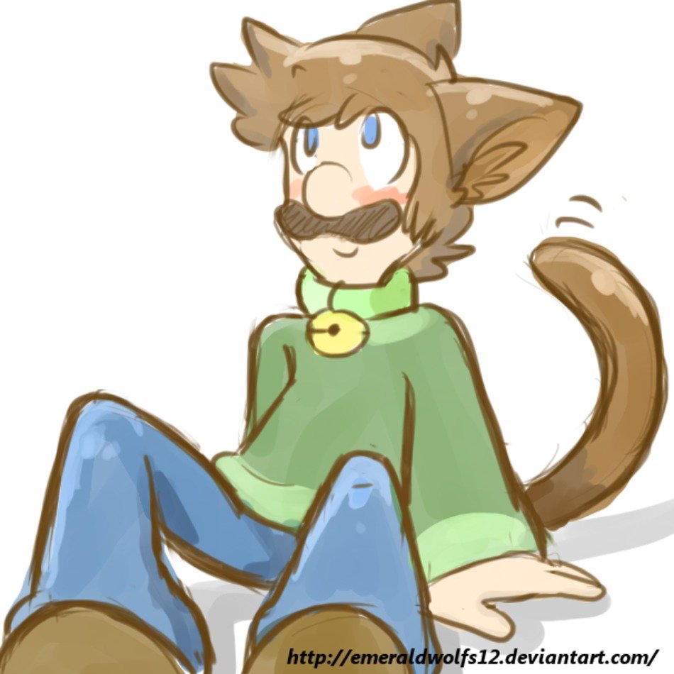 Go Back &gt Gallery For Cat Luigi Artwork