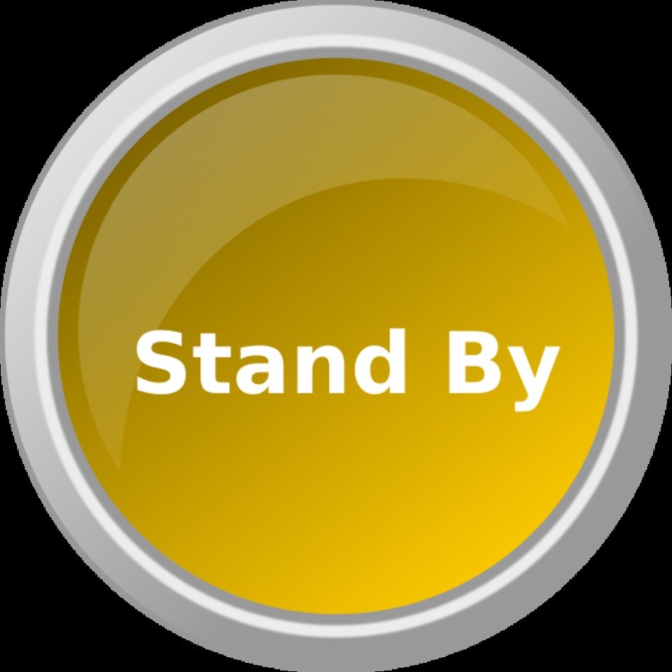 Yellow Stand By drawing