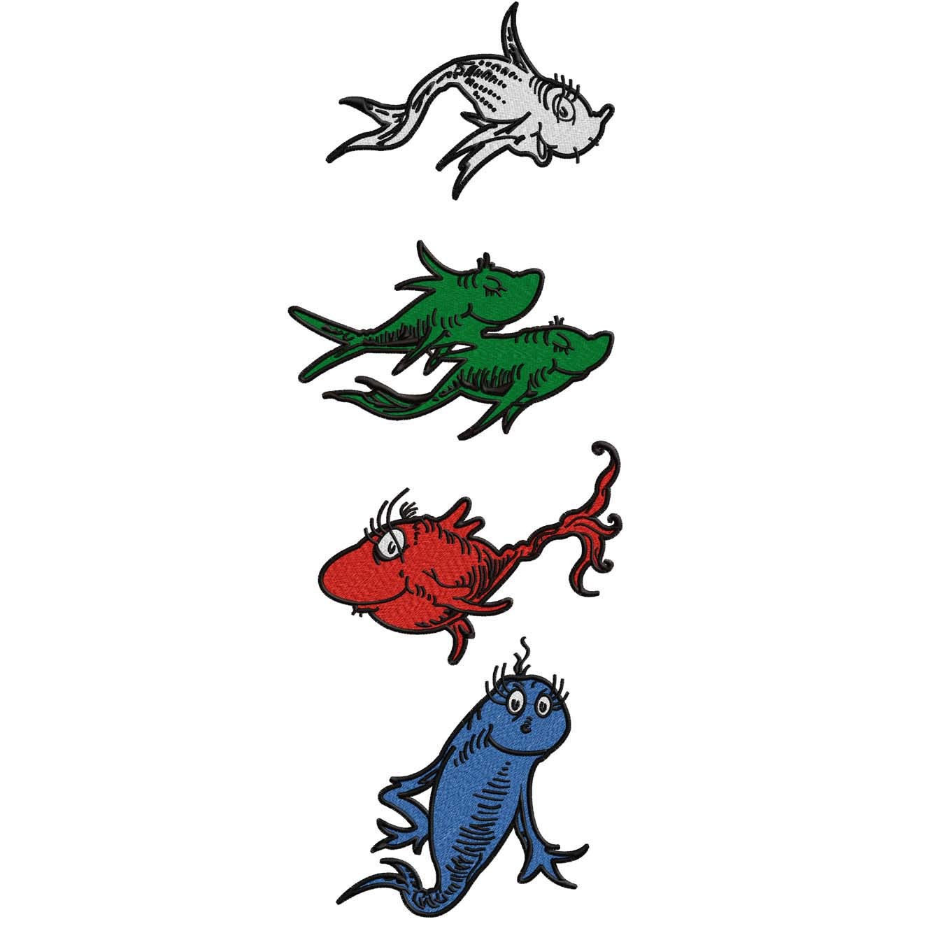 Dr Seuss Fish As A Picture For Clipart Free Image