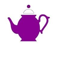 Clipart of Purple tea pot