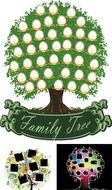 Clipart of Family Tree