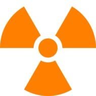 Nuclear Symbol Orange At Clkercom Vector Online