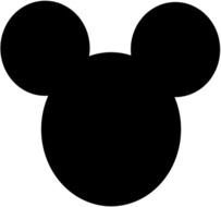 Mickey Mouse Ears Printable Template Pattern