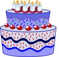 Birthday Cake At Clkercom Vector Online Royalty N3