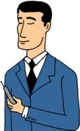 business man as a graphic illustration