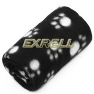 Paw Print Dog Cat Pet Fleece Blanket Puppy Kitten Bed Soft Mat Car