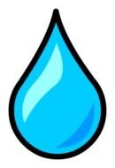 Clip art of Water Droplet