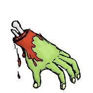 Hand Zombie drawing