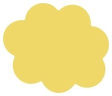 Yellow Cloud 3 At Clkercom Vector Online Royalty