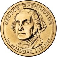 Clipart of the George Washington coin