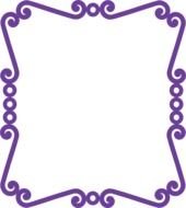 Scrolly Frame New Purple At Clkercom Vector
