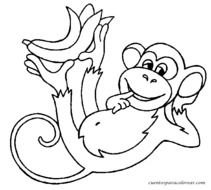 Dibujos De Monos Para Colorear Online Infantiles