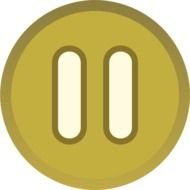 Brown Plain Pause Button Icon At Clkercom Vector