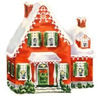 Vintage Christmas toy in the form of house