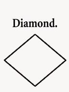 diamond shapes drawing for kids