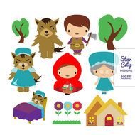 Little Red Riding Hood By Starcitydesigns