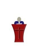 painted pastor on the podium